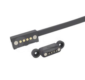 Male and female 4 pin custom charging magnetic connector for portable source 3
