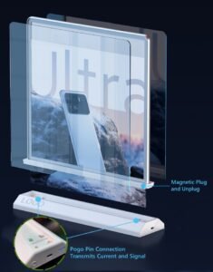 Desktop advertising light board magnetic charging