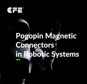 magnetic pogo pin connector for robotic