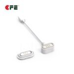 [CXA-0237]  Custom 6 pin magnetic white power cable connector for medical equipment