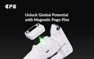 Gimbal pogo pin charging solution
