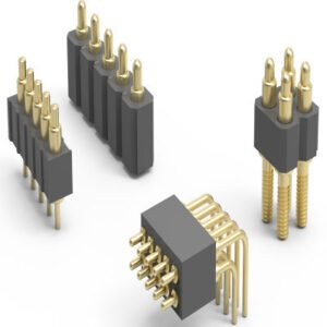 Spring loaded connectors