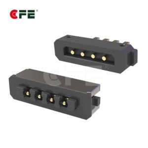 Magnetic 4-pin connector for fast charging cable