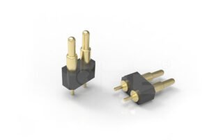 2.54 mm pitch 5a pogo pin electrical spring connector