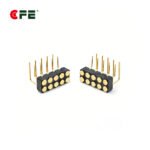 [FP420-1110-B10100A] 10 pin female right angle spring contact connector