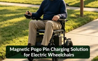 Magnetic Pogo Pin Charging Solution for Electric Wheelchairs x