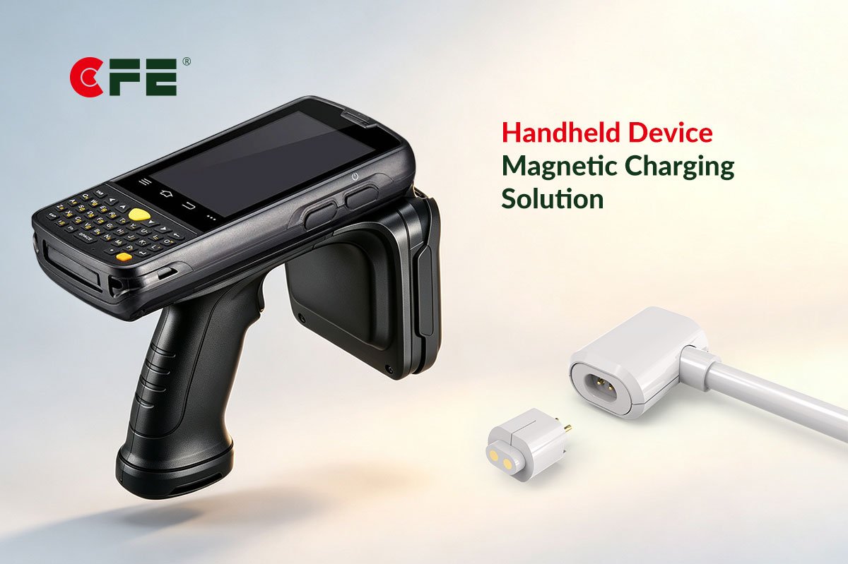 Magnetic Pogo Pin Charging Solution for Handheld PDA Charging