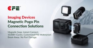 Magnetic Pogo Pin Connectors for Imaging Devices