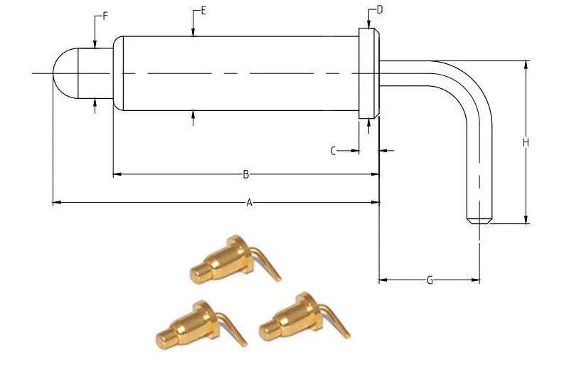 right angle pogo pin