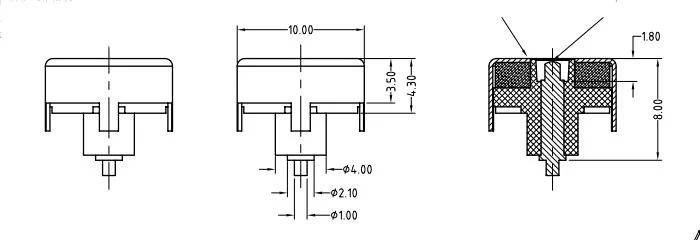 Round magnetic connector adapter for electronic device